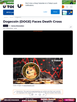 Dogecoin (DOGE) Faces Death Cross