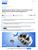 Are Crypto Airdrops Dead in 2025?