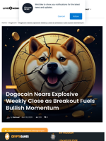 Dogecoin Eyes Breakout Near Key Weekly Close