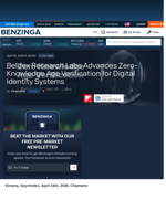 Beldex Research Labs Advances Zero-Knowledge Age Verification for Digital Identity Systems  - Benzinga