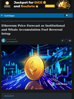 Ethereum Price Forecast amid Institutional and Whale Buy