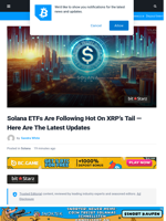 Solana ETFs Are Following Hot On XRP’s Tail — Here Are The Latest Updates | Bitcoinist.com