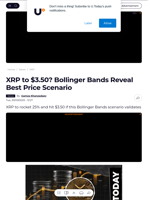XRP to $3.50? Bollinger Bands Reveal Best Price Scenario - U.Today