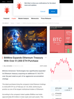 BitMine Expands Ethereum Treasury With Over 51,000 ETH Purchase - NullTX