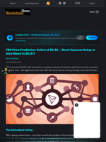 TRX Price Prediction: Coiled at $0.32 — Short Squeeze Setup or Slow Bleed to $0.31? - Blockchain.News