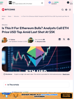 Is This It For Ethereum Bulls? Analysts Call ETH Price USD Top Amid Last Shot At $5K - 99Bitcoins