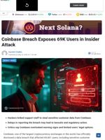 Coinbase Breach Exposes 69K Users in Insider Attack - TheNewsCrypto