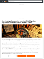 KDA Holdings Releases Investor Brief Highlighting Psychological Drivers Behind Market Crashes - Brave New Coin