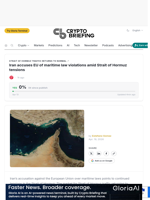 Iran accuses EU of maritime law violations amid Strait of Hormuz tensions