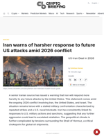 Iran warns of harsher response to future US attacks amid 2026 conflict