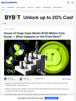 Dogecoin Price Could Dip as NASDAQ Hype Meets Heavy Selling