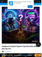 Cardano Or Solana? Expert’s Top Pick After ADA, SOL Dip 10% | Bitcoinist.com