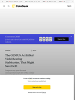 The GENIUS Act Killed Yield-Bearing Stablecoins. That Might Save DeFi.