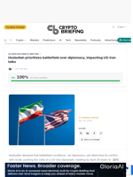 Hezbollah prioritizes battlefield over diplomacy, impacting US-Iran talks