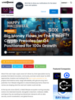 Big Money Flows In: The 5 Best Crypto Presales for Q4 Positioned for 100x Growth | Live Bitcoin News