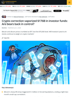 $176B Crypto Crash: Bitcoin ETF Outflows And AI Stock Pivot Trigger Bear Run