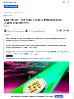 BNB Breaks 2-Year Resistance, Surges to New All-Time High