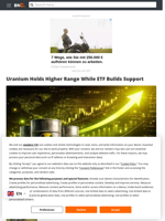 Uranium Holds Higher Range While ETF Builds Support - Brave New Coin