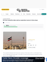 US-Iran ceasefire talks stall as expiration looms in three days