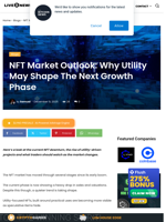 NFT Market Outlook: Why Utility May Shape The Next Growth Phase | Live Bitcoin News
