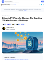 Bithumb BTC Transfer Blunder: The Daunting 13B Won Recovery Challenge: Guest Post by ItsBitcoinWorld | CoinMarketCap