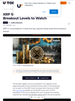 XRP Stuck at $2.20, Here Are Key Breakout Levels to Watch