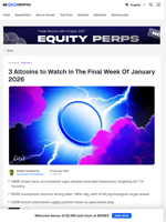 3 Altcoins to Watch In The Final Week Of January 2026