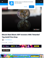 Bitcoin Maxi Blasts XRP Investors With ‘Retarded’ Tag Amid Price Drop | Bitcoinist.com
