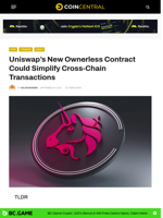 Uniswap Labs Launches Ownerless ERC-6909 Contract