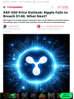 XRP USD Price Outlook: Ripple Fails to Breach $1.60, What Next? - Coinspeaker