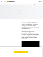 Rumble to Roll Out Bitcoin Tipping for 51M Users in December