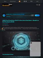 LINK Price Prediction: $8.37 Is the Line in the Sand — Break It or Get Flushed to $7.89 - Blockchain.News