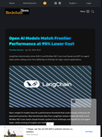 Open AI Models Match Frontier Performance at 90% Lower Cost - Blockchain.News