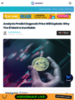Analysts Predict Dogecoin Price Will Explode: Why The $1 Mark Is Inevitable