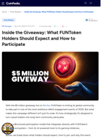 Inside the Giveaway: What FUNToken Holders Should Expect and How to Participate