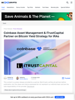 Coinbase Asset Management & iTrustCapital Partner on Bitcoin Yield Strategy for IRAs