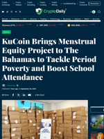 KuCoin Brings Menstrual Equity Project to The Bahamas to Tackle Period Poverty and Boost School Attendance - Crypto Daily