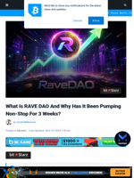 What Is RAVE DAO And Why Has It Been Pumping Non-Stop For 3 Weeks? | Bitcoinist.com