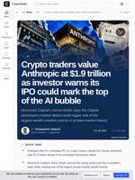 Anthropic's $1.9 trillion IPO could create a wave of new millionaires