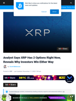 Analyst Says XRP Has 2 Options Right Now, Reveals Why Investors Win Either Way | Bitcoinist.com