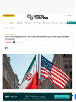 Ceasefire odds plummet as Trump threatens Iran, traders eye May for movement