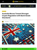 Australia Moves Toward Stronger Crypto Regulation with Bank-Grade Standards