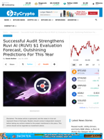 Successful Audit Strengthens Ruvi AI (RUVI) $1 Evaluation Forecast, Outshining Predictions For This Year 