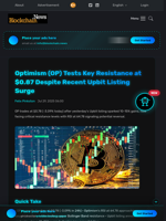 Optimism (OP) Tests Key Resistance at $0.87 Despite Recent Upbit Listing Surge - Blockchain.News