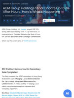 AGM Group Holdings Stock Shoots Up 159% After Hours: Here's What's Happening - AGM Group Holdings (NASDAQ:AGMH) - Benzinga