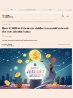 How $130B in Ethereum stablecoins could unleash the next altcoin frenzy - AMBCrypto