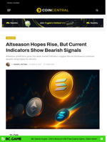Altseason Hopes Rise, But Current Indicators Show Bearish
Signals