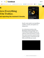 Stablecoins Drive 90% of Brazil’s Crypto Volume, Tax Authority Data Shows