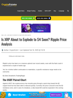 Is XRP About to Explode to $4 Soon? Ripple Price Analysis