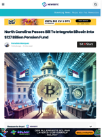 North Carolina Passes Bill To Integrate Bitcoin Into $127 Billion Pension Fund